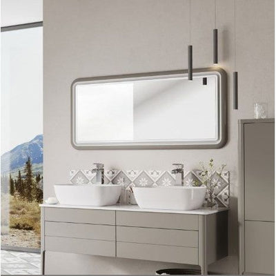 Sarah 980mm LED Mirror in French Grey