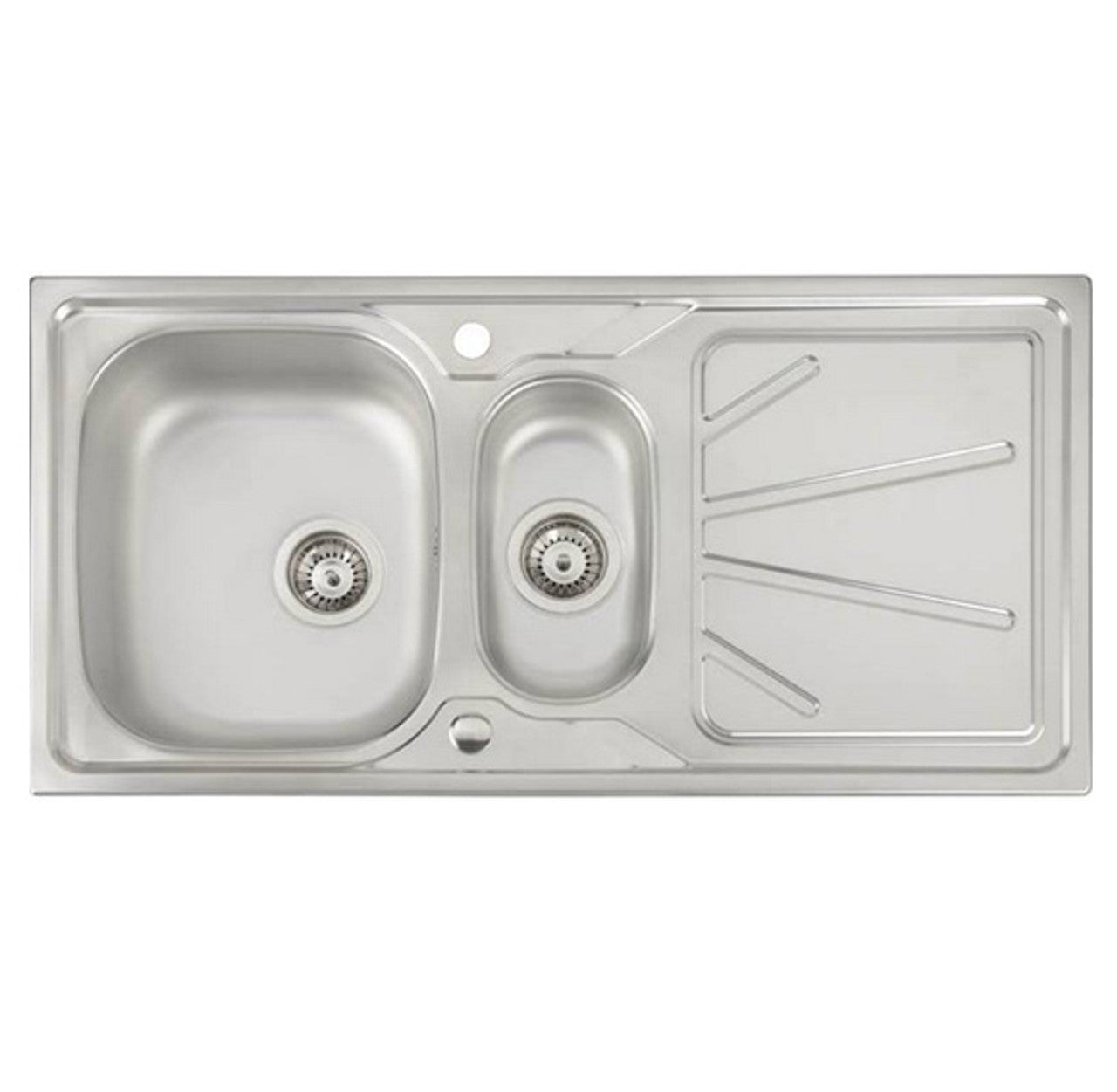 Abode AW5055 Trydent 1.5 bowl Stainless Steel Sink