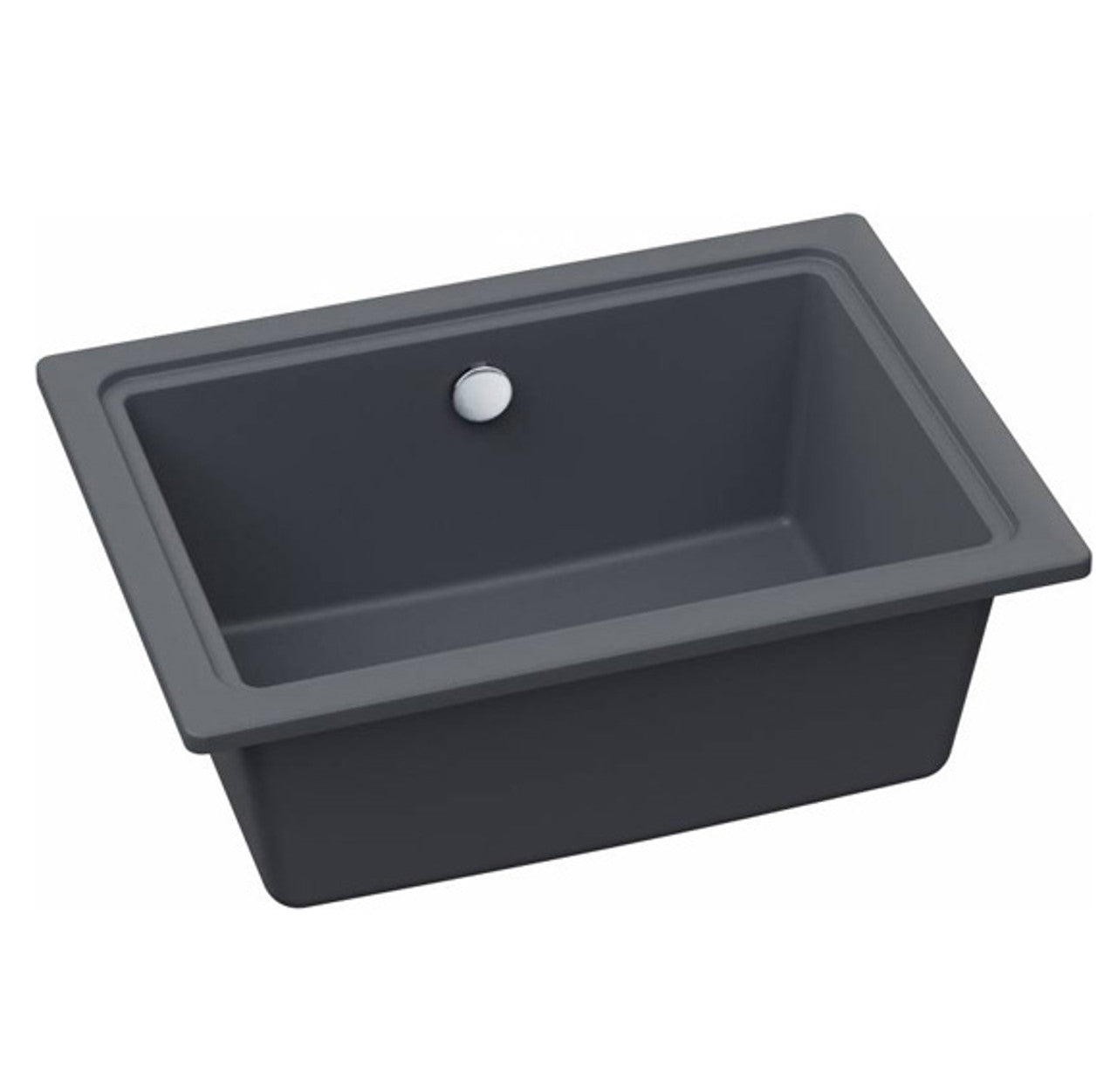 Abode Denton 1.0 Bowl Granite Sink Black