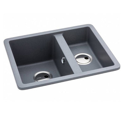 Abode MATRIX SQ GR15 1.5 Bowl Granite Sink Grey