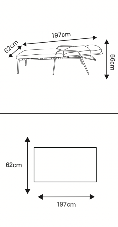 Pagoda Modena Lounger