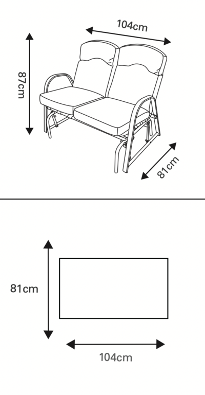 Pagoda Modena Double Rocker