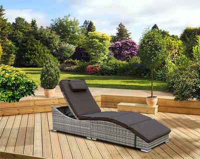 Pagoda Portofino Folding Sunlounger