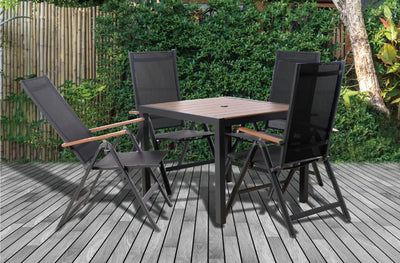 Pagoda Valencia Recliner Set 4 Seat