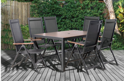 Pagoda Valencia Recliner Set 6 Seat