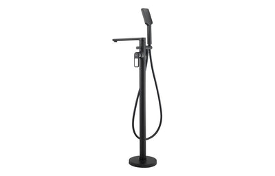Abode Levarto Floor Standing Bath Shower Mixer - Matt Black AB2865