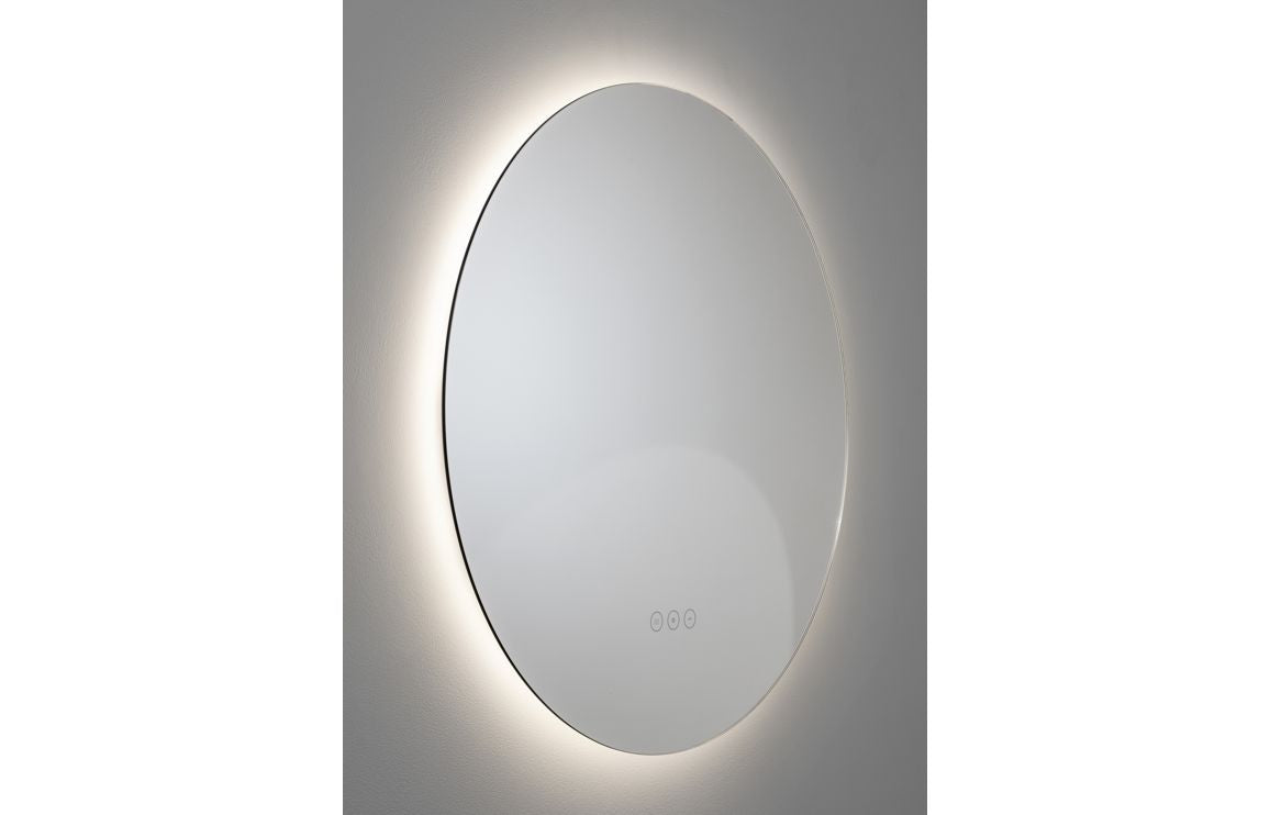 Abode Aruna 600mm Frameless Round LED Mirror ABM1040