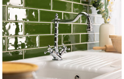 Abode Melford Monobloc Mixer Tap - Chrome AT1041