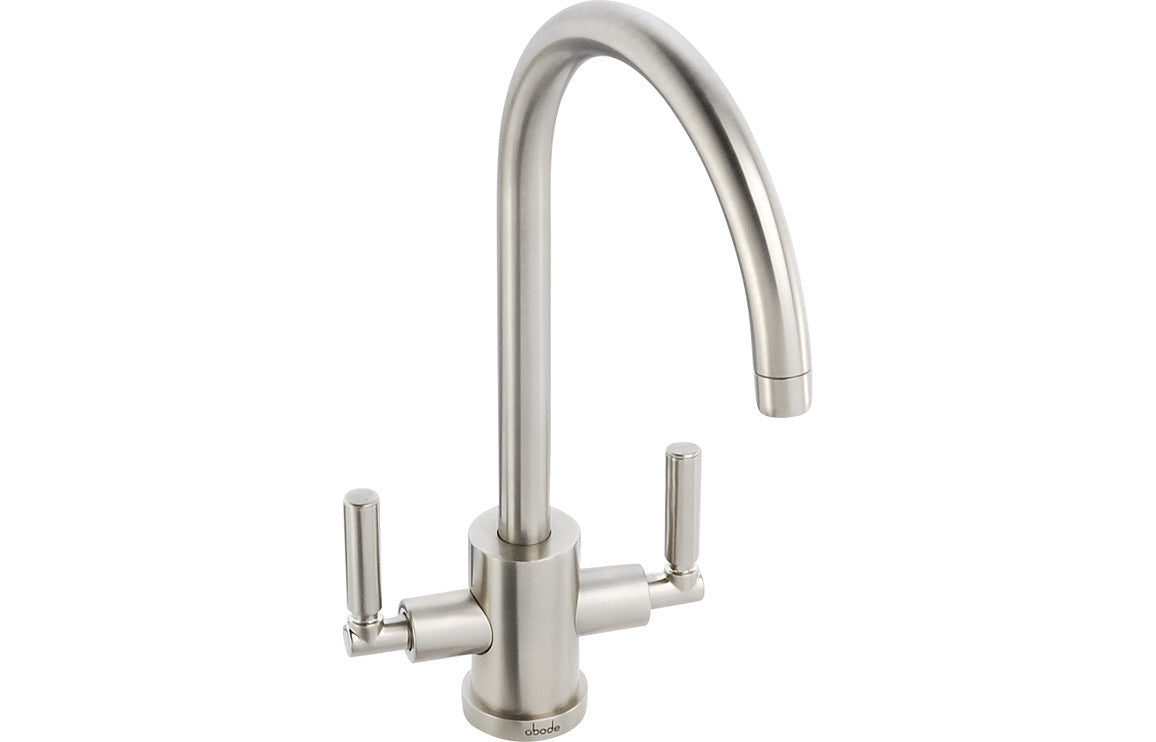 Abode Atlas Monobloc Mixer Tap - Brushed Nickel AT1054