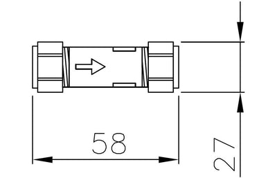 Abode Flow Control Valve - Brass AT1142