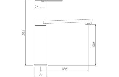 Abode Prime Single Lever Mixer Tap - Brushed Nickel AT1255