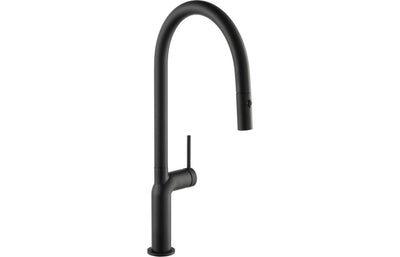 Abode Tubist Single Lever Mixer Tap w/Pull Out - Matt Black AT2131