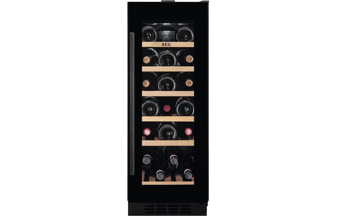 AEG AWUS020B5B B/I Under Counter 30cm Wine Cabinet - Black