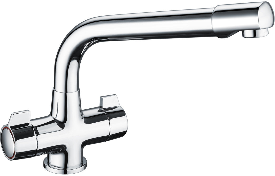 Prima Classic Dual Lever Quarter Turn Mixer Tap - Chrome BPR1055