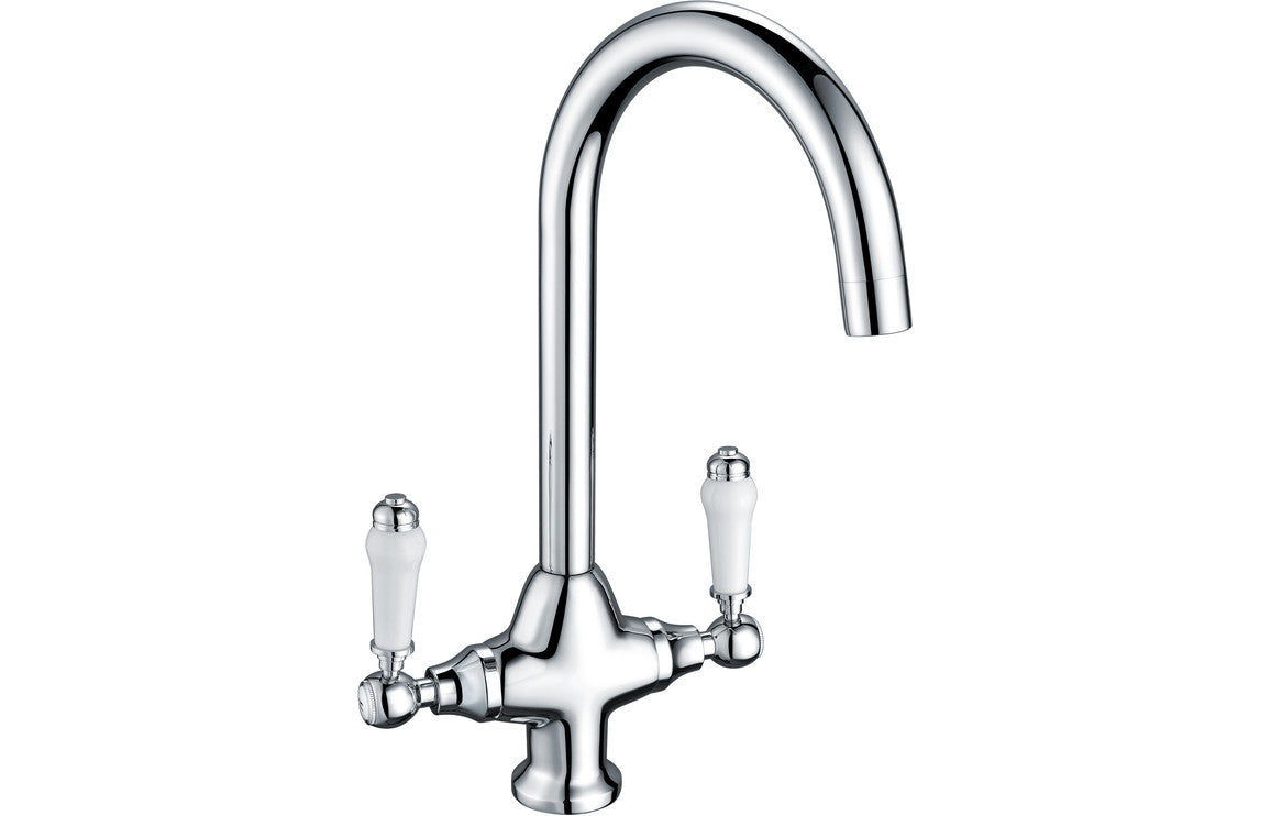 Prima Traditional Belfast Dual Lever Tap - Chrome BPR1056