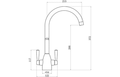 Prima 1.5B Inset Sink & Chelsea Tap Pack - St/Steel & Chrome PPR8050