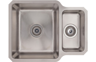 Prima+ 1.5B R25 Reversible Undermount Sink - St/Steel CPR052