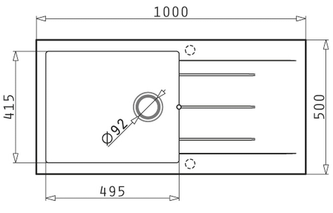 Prima+ Granite 1B Inset Sink & Staten Tap Pack - Black PPR8055