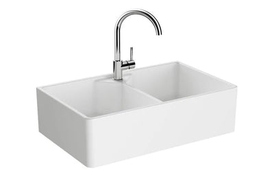Prima 2B Belfast Ceramic Sink (Inc. Waste) - White CPR419