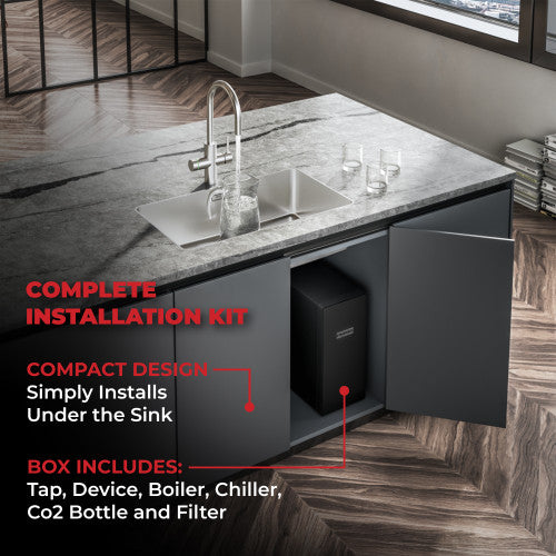 Franke Mythos Water Hub 6-in-1 Electronic Tap – Stainless Steel