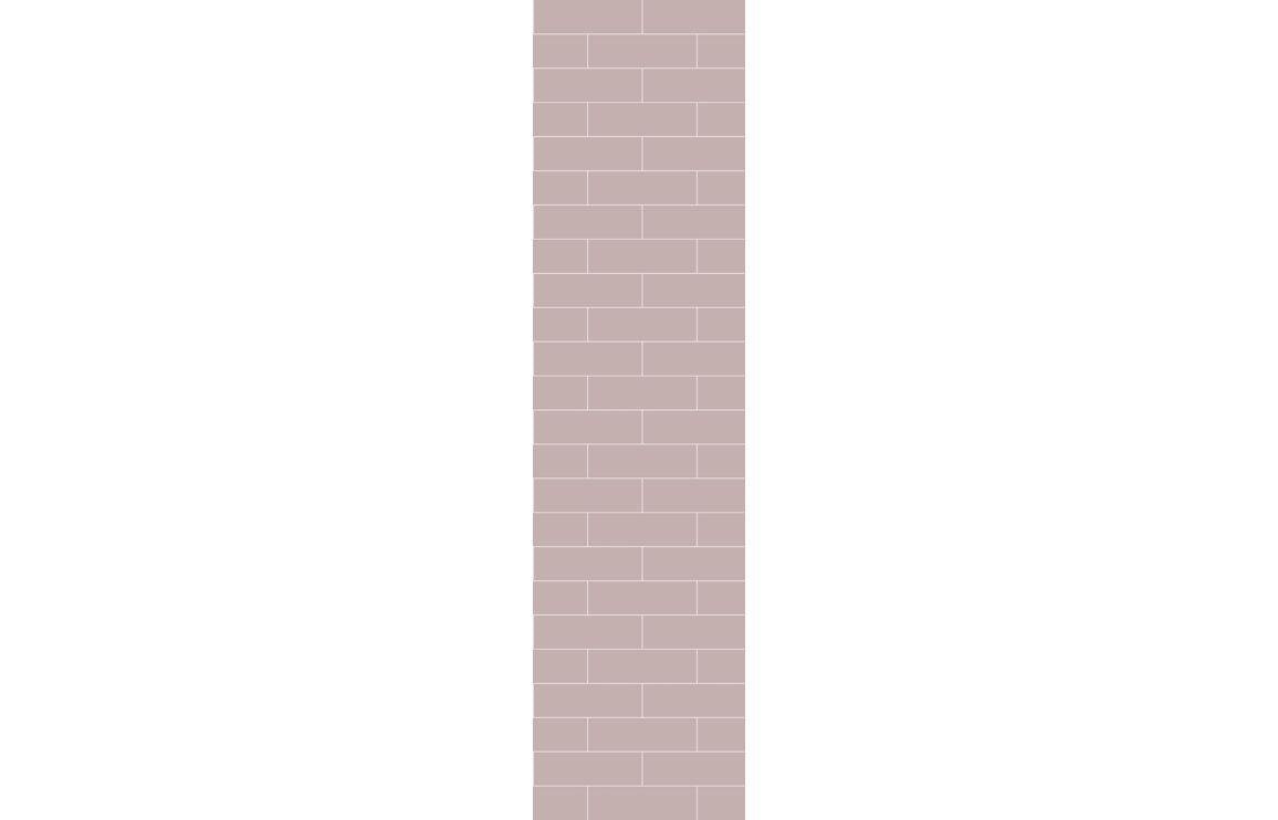 Fibo Urban - Dusky Pink (Metro Brick)