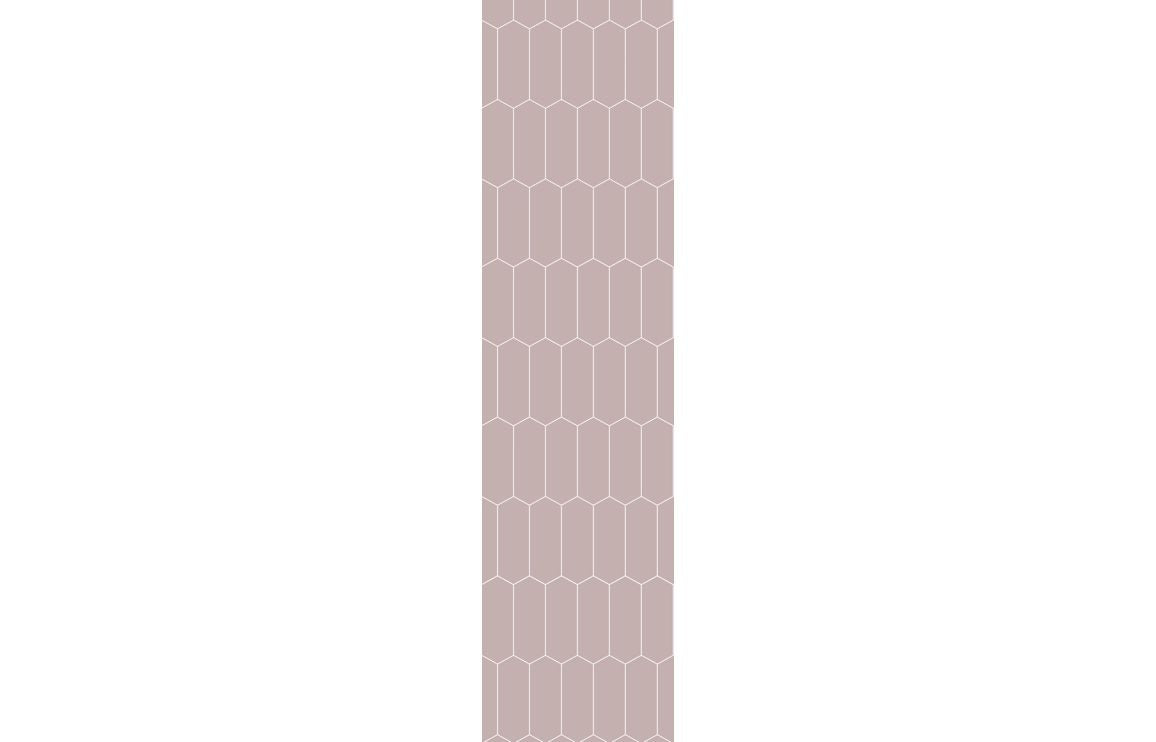 Fibo Urban - Dusky Pink (Elongated Hexagonal)