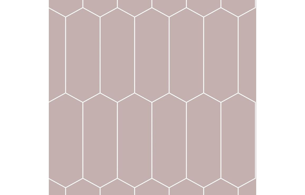 Fibo Urban - Dusky Pink (Elongated Hexagonal)