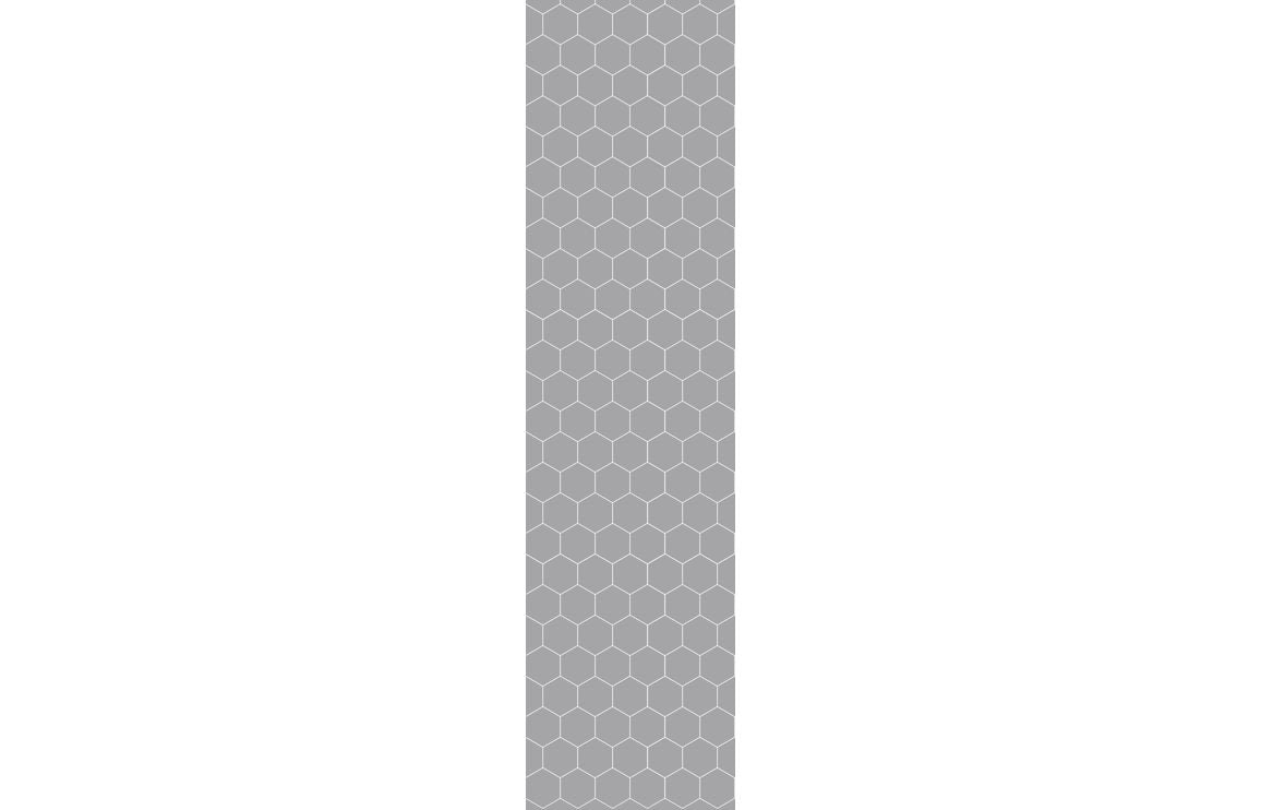 Fibo Urban - Medium Grey (Hexagonal)