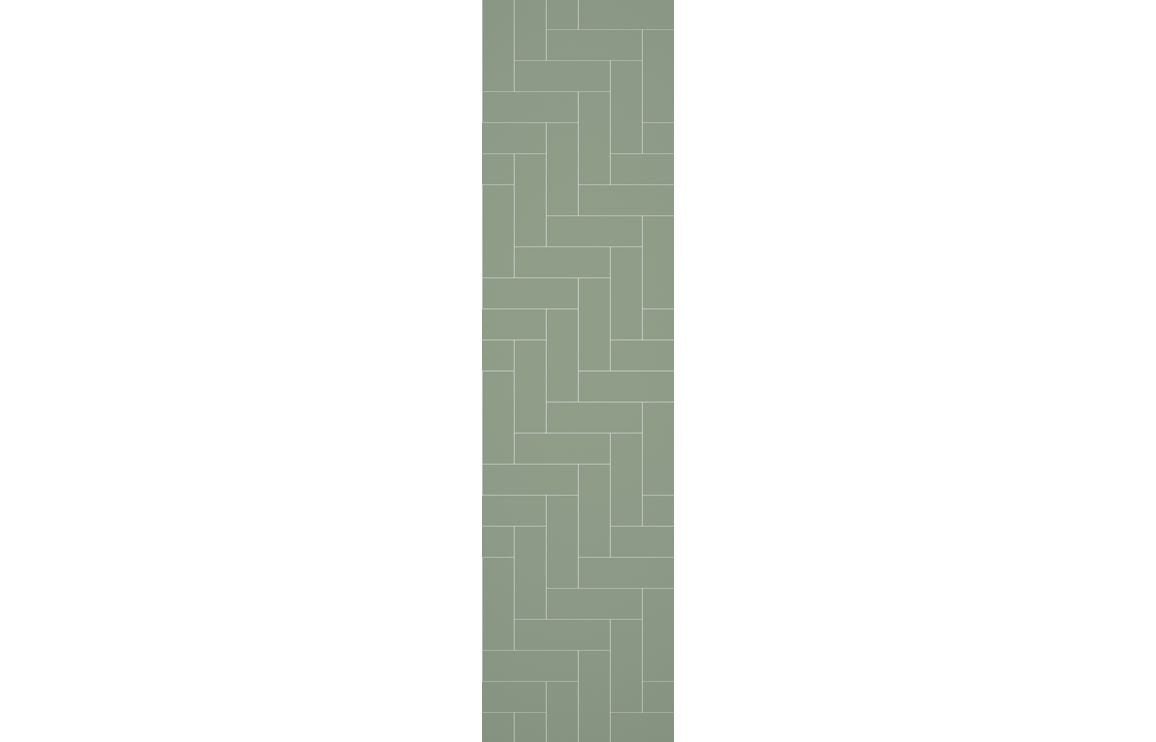 Fibo Urban - Olive Green (Straight Herringbone)