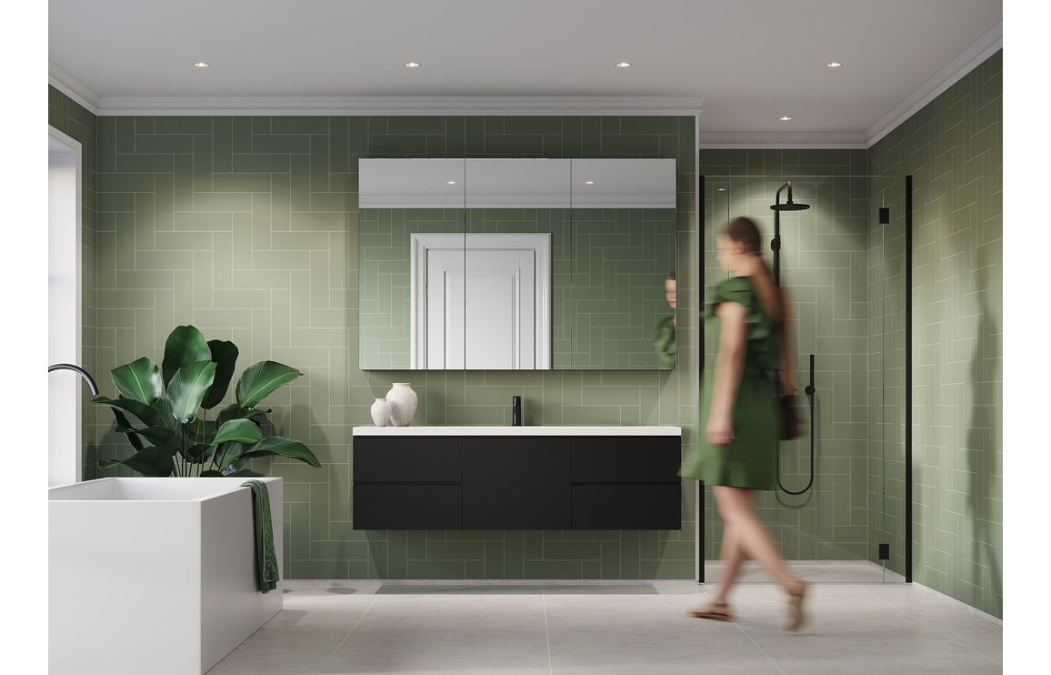 Fibo Urban - Olive Green (Straight Herringbone)