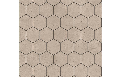Fibo Urban - Rough Cement (Hexagonal)