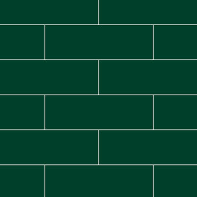 Fibo Urban Metro Bottle Green Shower Panel Metro Brick
