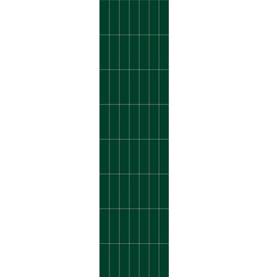 Fibo Urban Stacked Subway Bottle Green Shower Panel