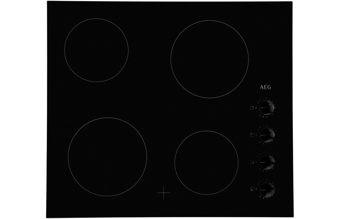 AEG HK614000CB 60cm Ceramic Hob - Black