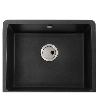 Abode MATRIX SQGR15 1.0 Bowl Granite Sink Large Bowl Black