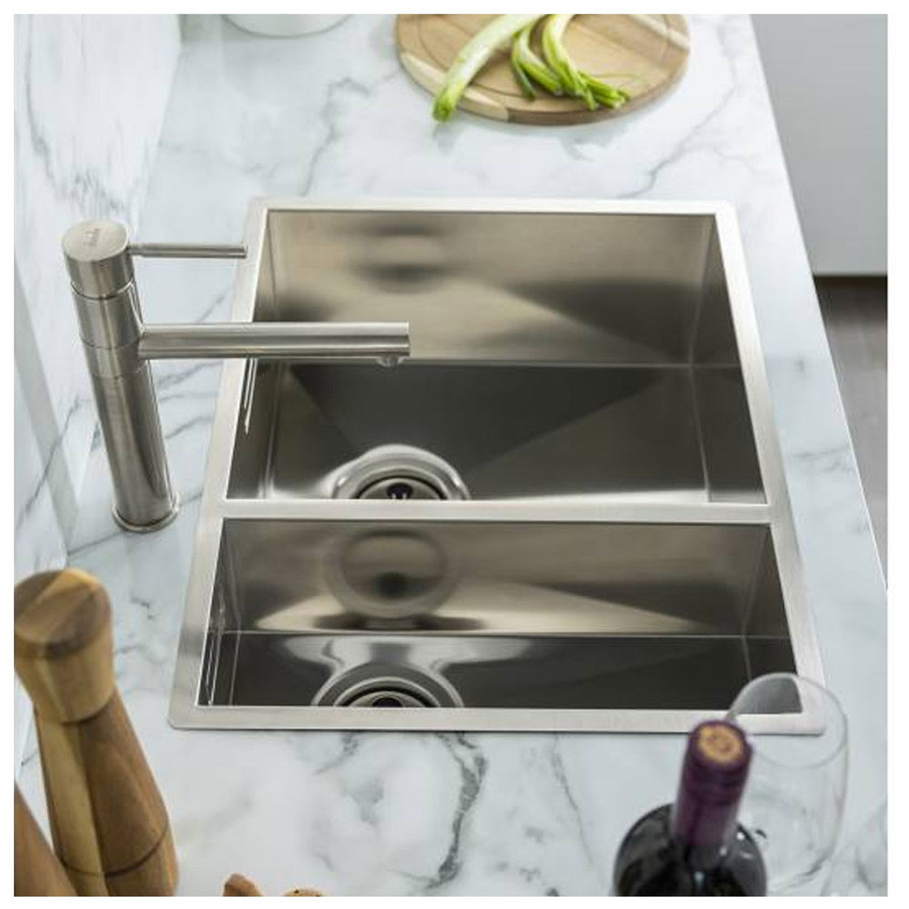 Abode Matrix R0 1.5 Bowl Stainless Steel Sink LH or RH