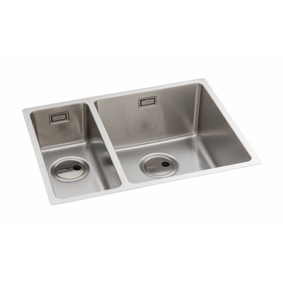 Abode Matrix R15 1.5 Bowl Undermount Steel Sink LH or RH