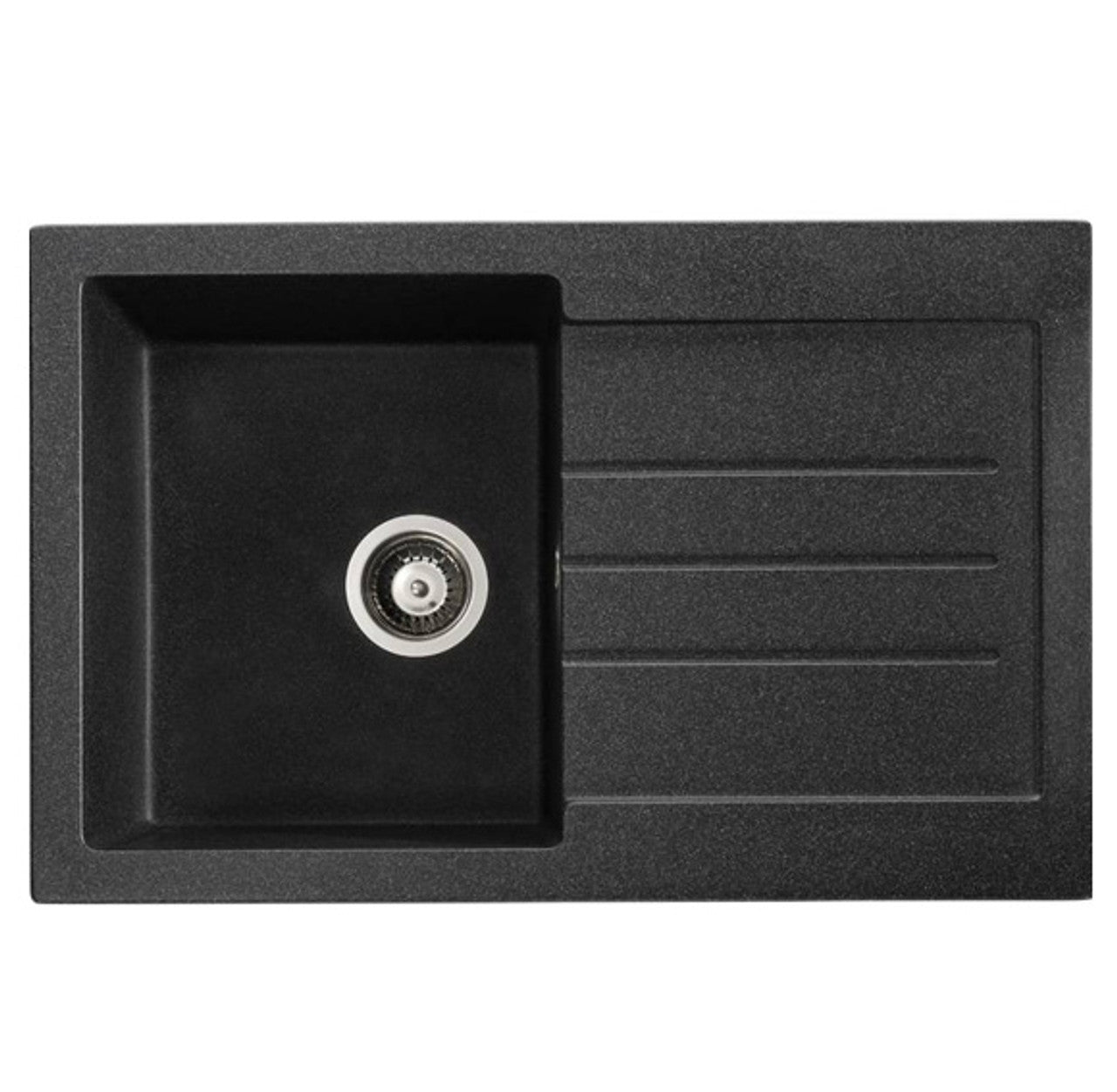 Abode XCITE 1.0 Bowl Granite Sink Black