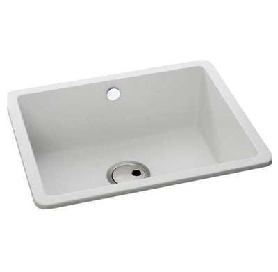 Abode MATRIX SQGR15 1.0 Bowl Granite Sink Large Bowl White