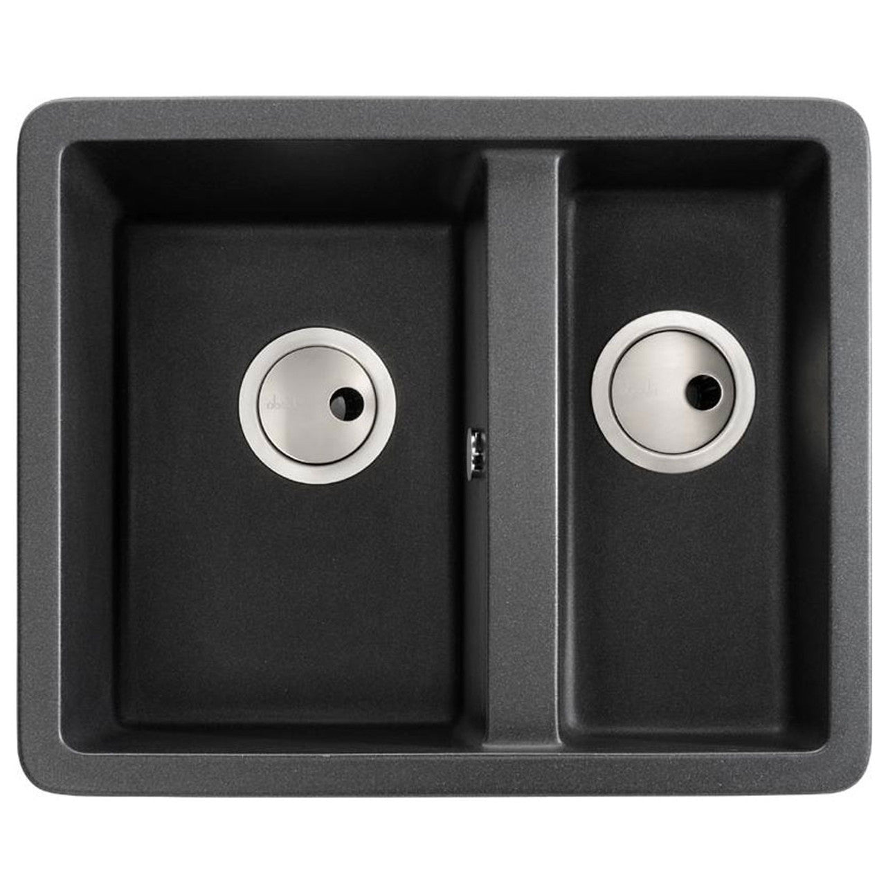 Abode MATRIX SQGR15 1.5 Bowl Granite Sink Black