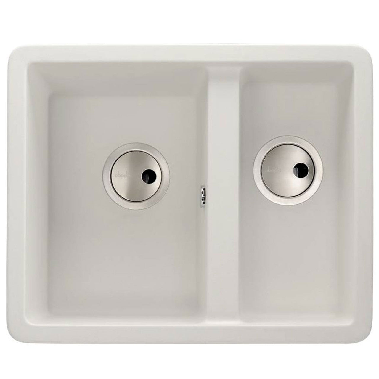Abode MATRIX SQGR15 1.5 Bowl Granite Sink White