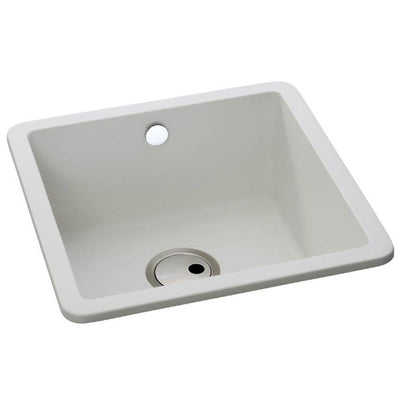 Abode MATRIX SQGR15, 1.0 Bowl Granite Sink White