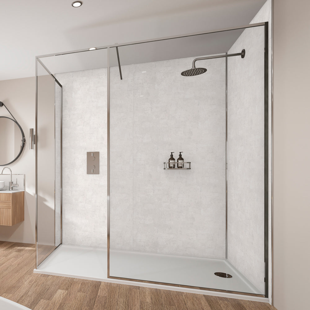 Light Stone Wetwall Mermaid Plywood Bathroom Wall Boards - Timeless Trade