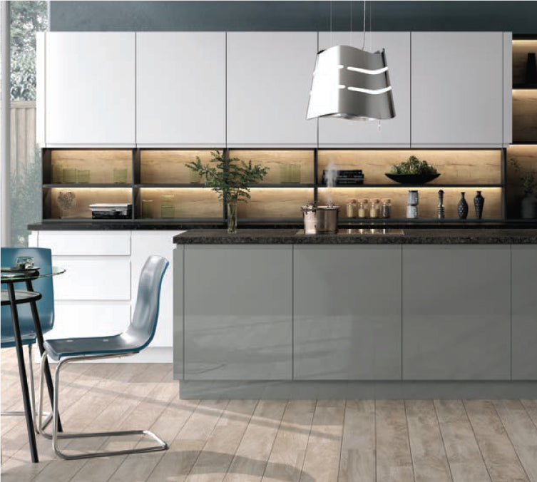 The Lucente Range J Pull Handless Kitchen Collection