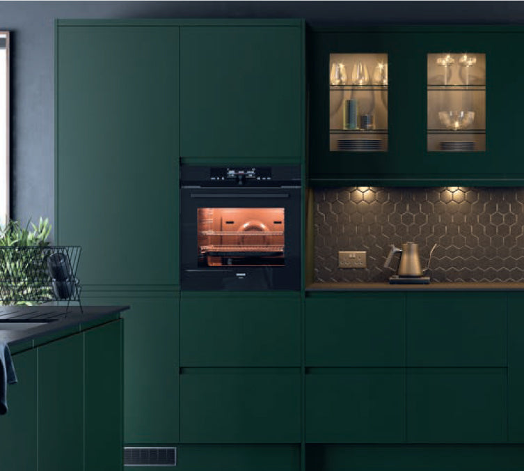 The Lucente Range J Pull Handless Kitchen Collection