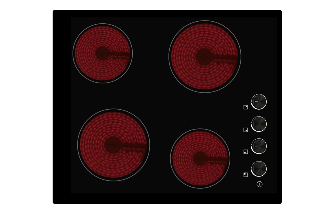 Prima Oven, Ceramic Hob & Chimney Hood Pack - Black PPR1050