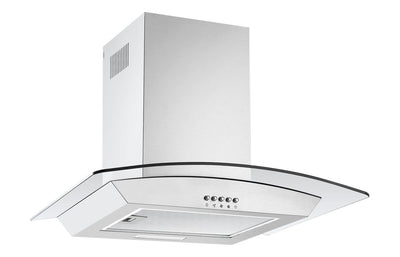 Prima Oven, Gas Hob & Curved Glass Chimney Hood Pack - St/Steel PPR1049