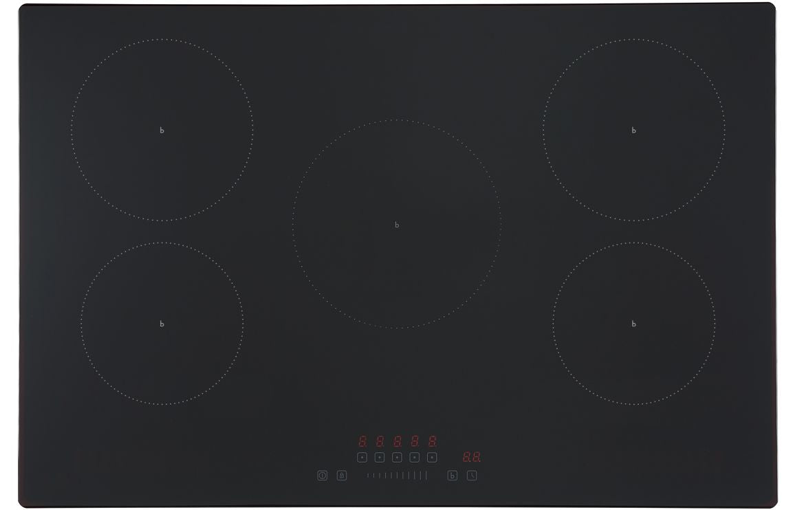 Prima 78cm Induction Hob - Black PRIH022