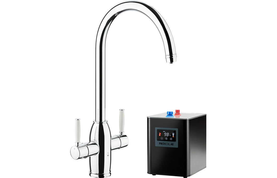 Abode Province 4 IN 1 Monobloc Tap & Proboil.4E Tank - Chrome PT10052