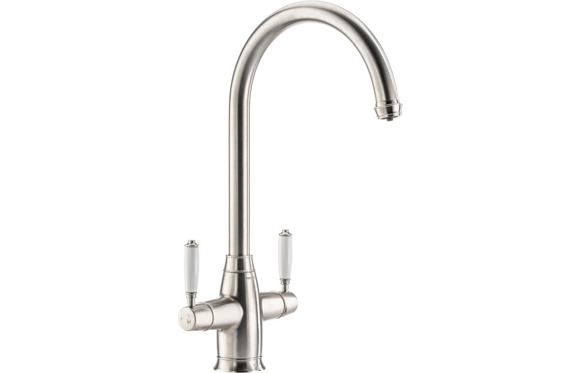 Abode ProTrad 4 IN 1 Monobloc Tap - Brushed Nickel PT1194